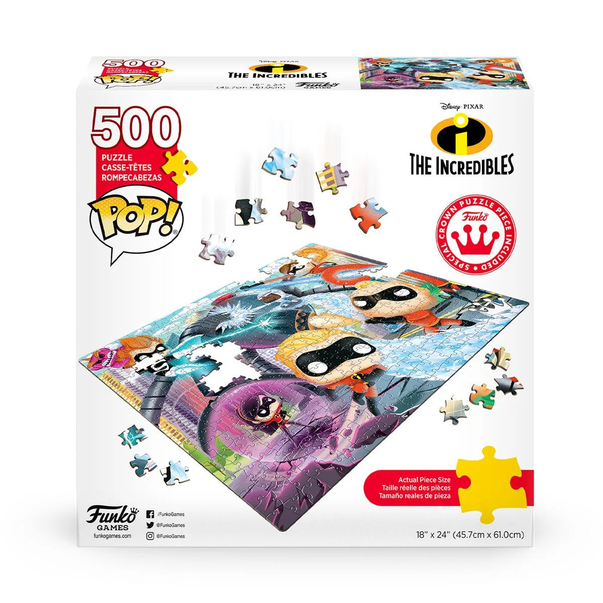 The Incredibles 500-Piece Pop! Puzzle