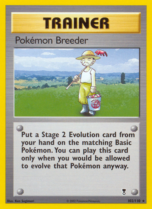 Pokémon Breeder - 102/110 - Legendary Collection