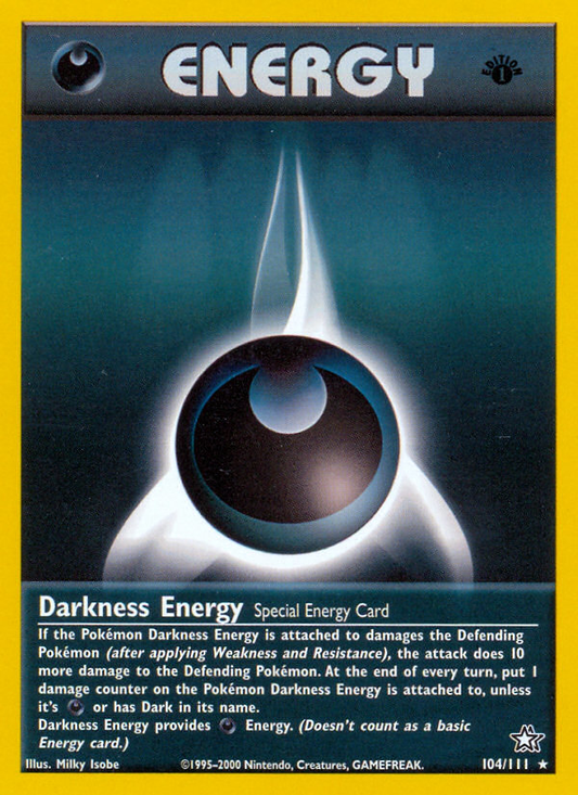 Darkness Energy - 104/111 - Neo Genesis