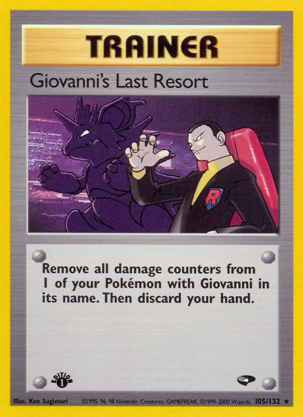 Giovanni's Last Resort - 105/132 - Gym Challenge