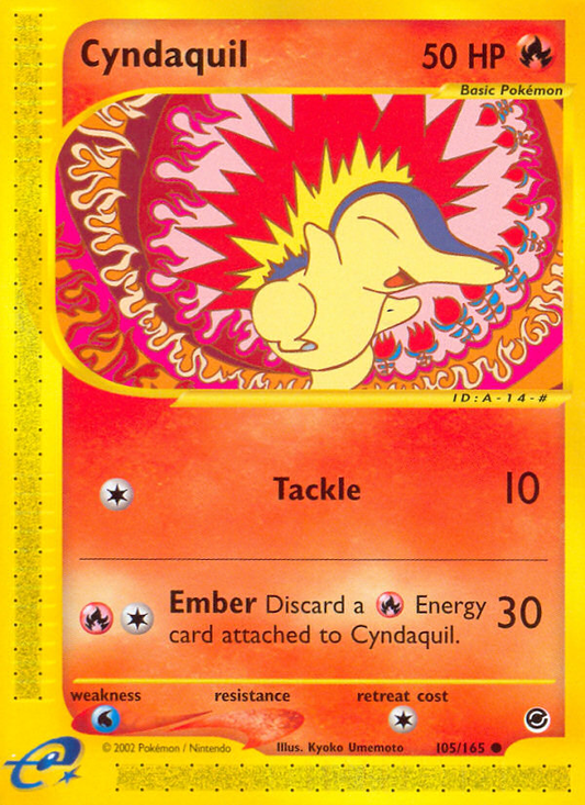 Cyndaquil - 105/165 - Expedition Base Set