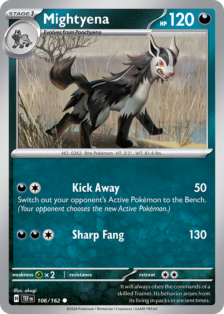 Mightyena - 106/162 - Temporal Forces