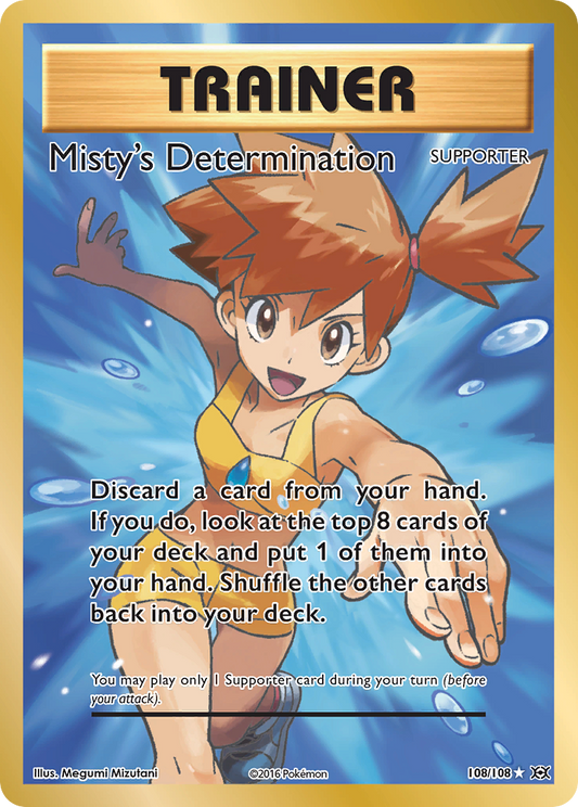 Misty's Determination - 108/108 - Evolutions