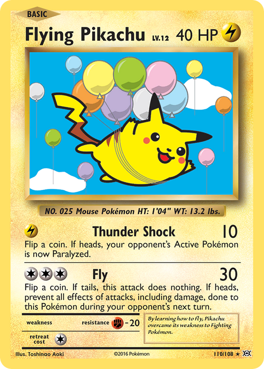Flying Pikachu - 110/108 - Evolutions
