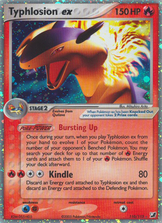 Typhlosion ex - 110/115 - Unseen Forces