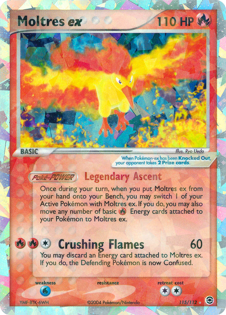 Moltres ex - 115/112 - FireRed & LeafGreen