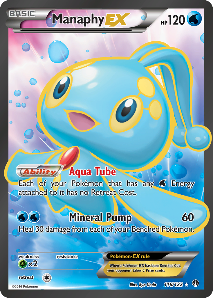 Manaphy-EX - 116/122 - BREAKpoint