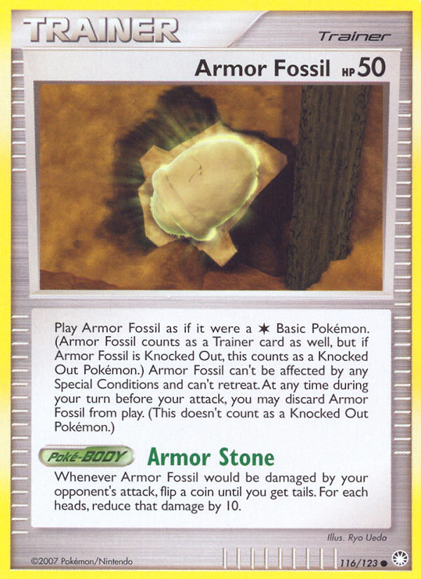 Armor Fossil - 116/123 - Mysterious Treasures