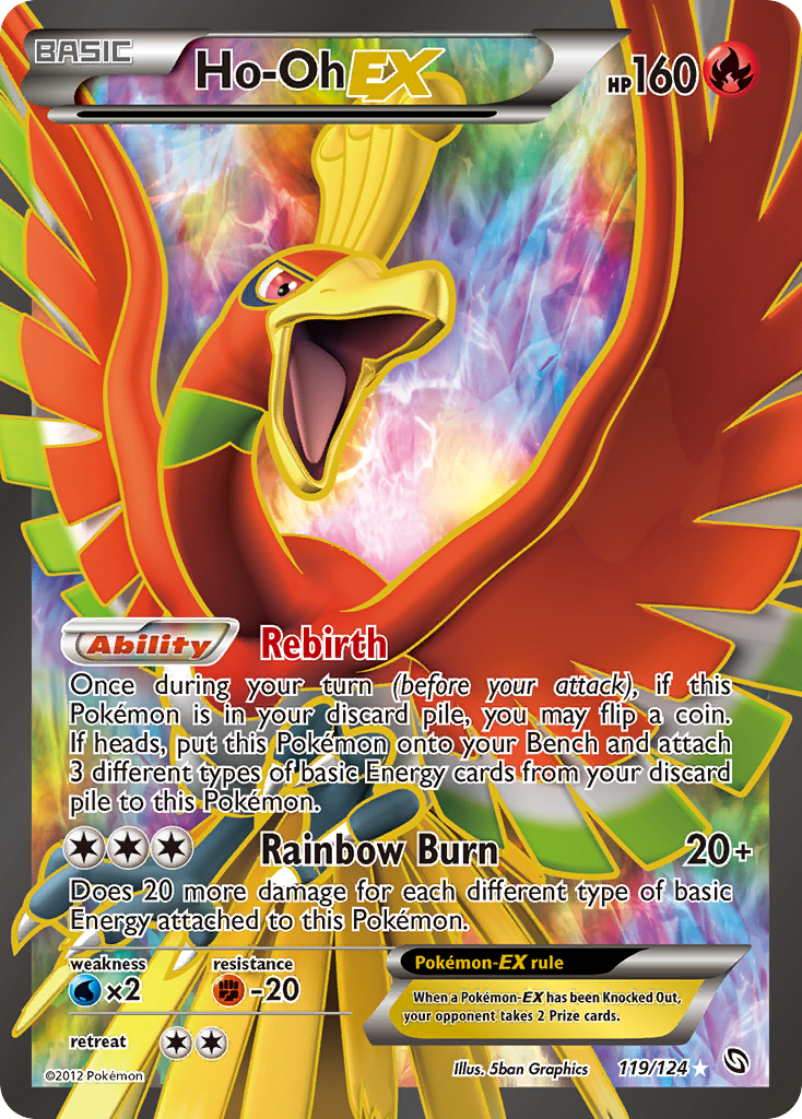 Ho-Oh-EX - 119/124 - Dragons Exalted