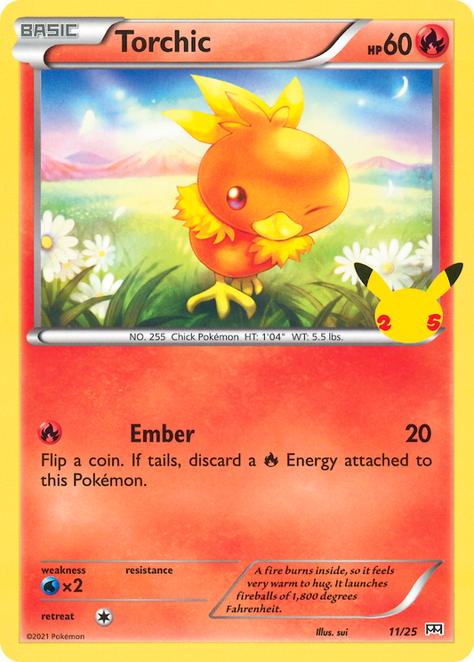 Torchic - 11/25 - McDonald's Collection 2021