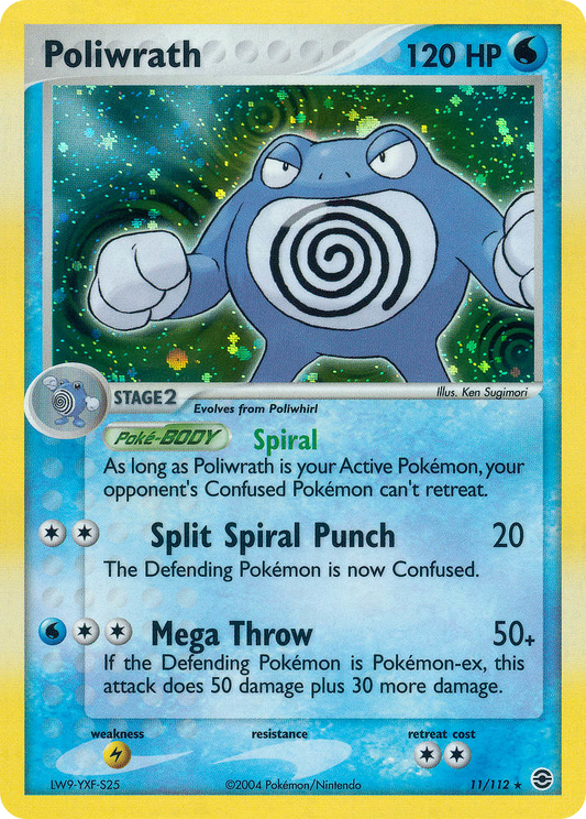 Poliwrath - 011/112 - FireRed & LeafGreen