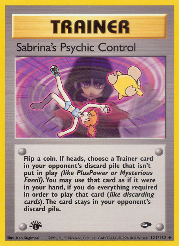 Sabrina's Psychic Control - 121/132 - Gym Challenge