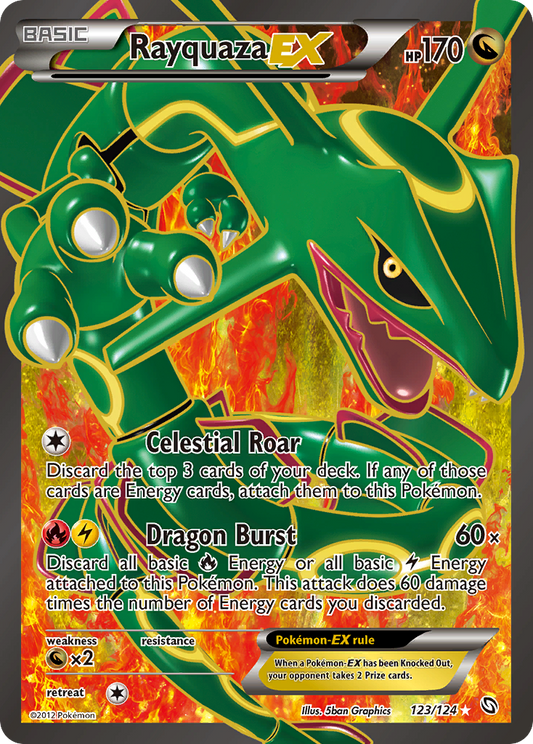 Rayquaza-EX - 123/124 - Dragons Exalted
