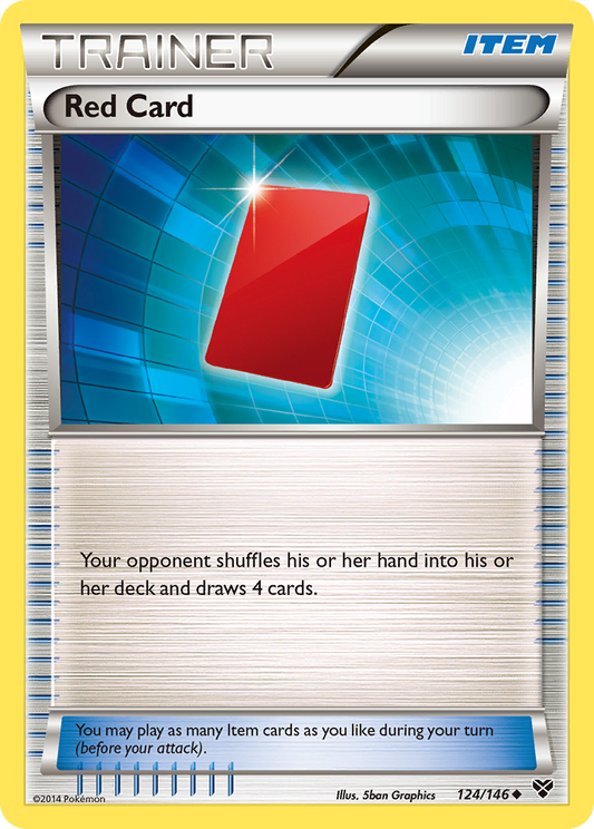 Red Card - 124/146 - XY