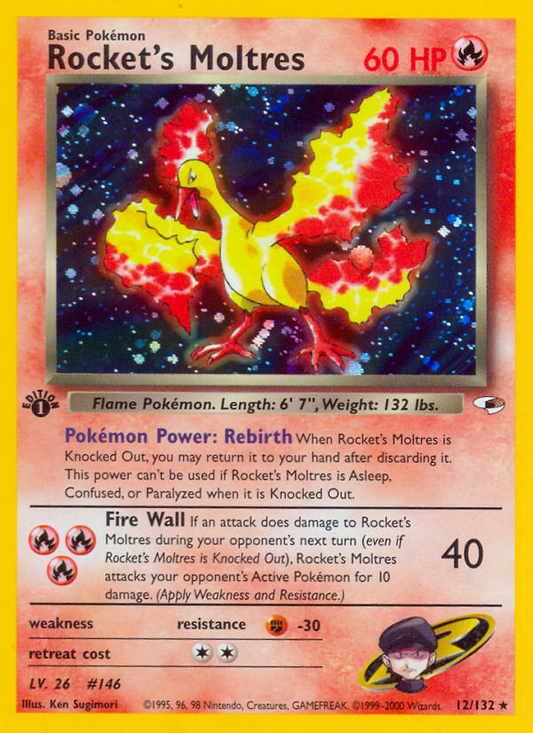 Rocket's Moltres - 012/132 - Gym Heroes