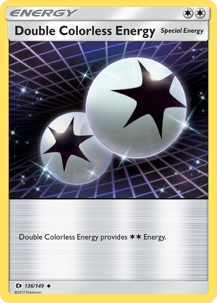 Double Colorless Energy - 136/149 - Sun & Moon