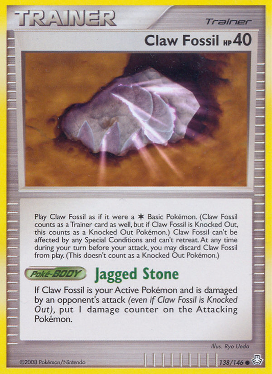 Claw Fossil - 138/146 - Legends Awakened