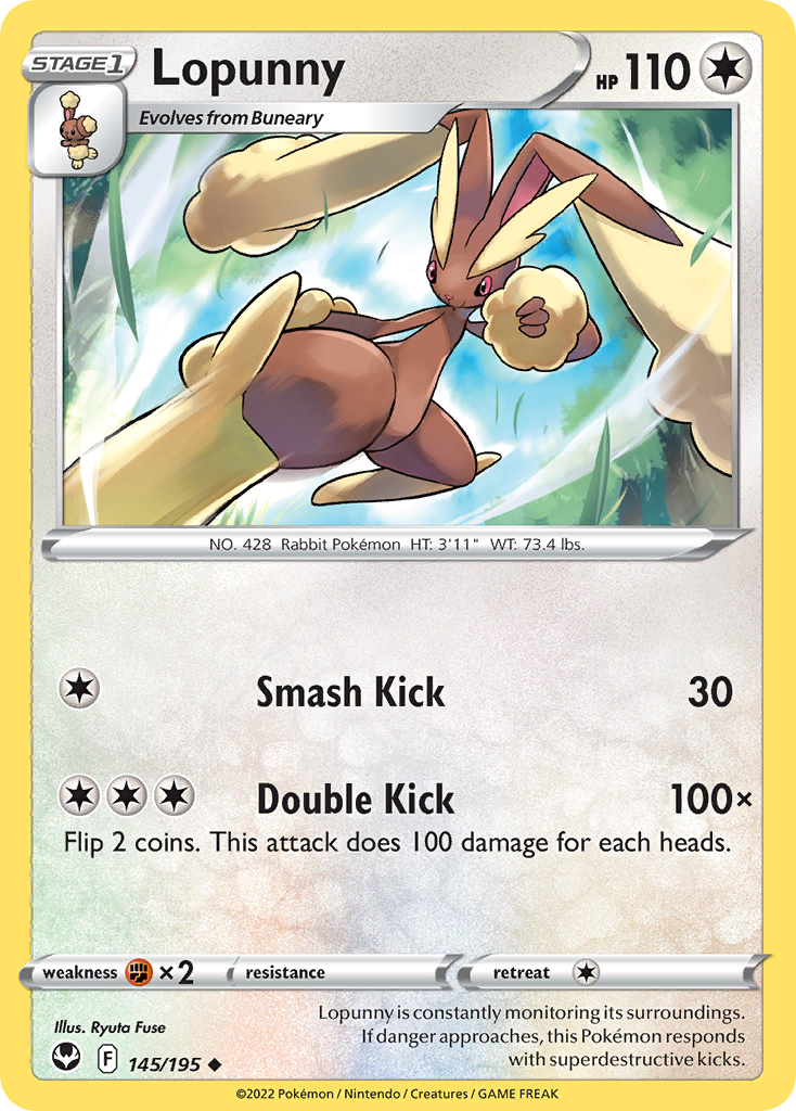 Lopunny - 145/195 - Silver Tempest