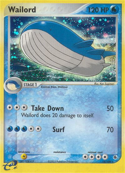 Wailord - 014/109 - Ruby & Sapphire