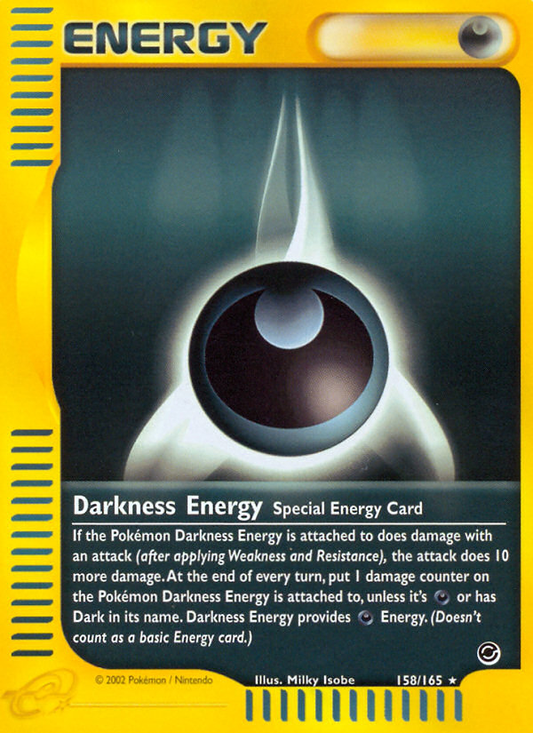 Darkness Energy - 158/165 - Expedition Base Set