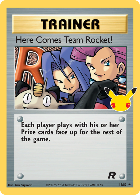 Here Comes Team Rocket! - 15/25 - Celebrations: Classic Collection