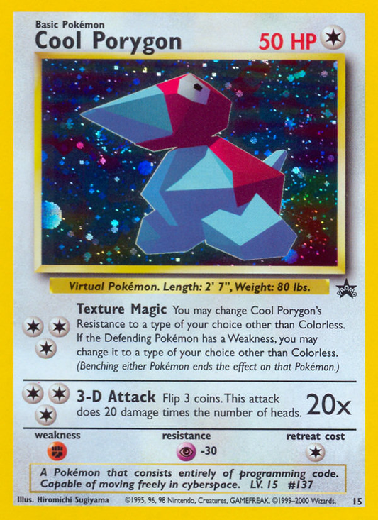 Cool Porygon - 15/53 - Wizards Black Star Promos