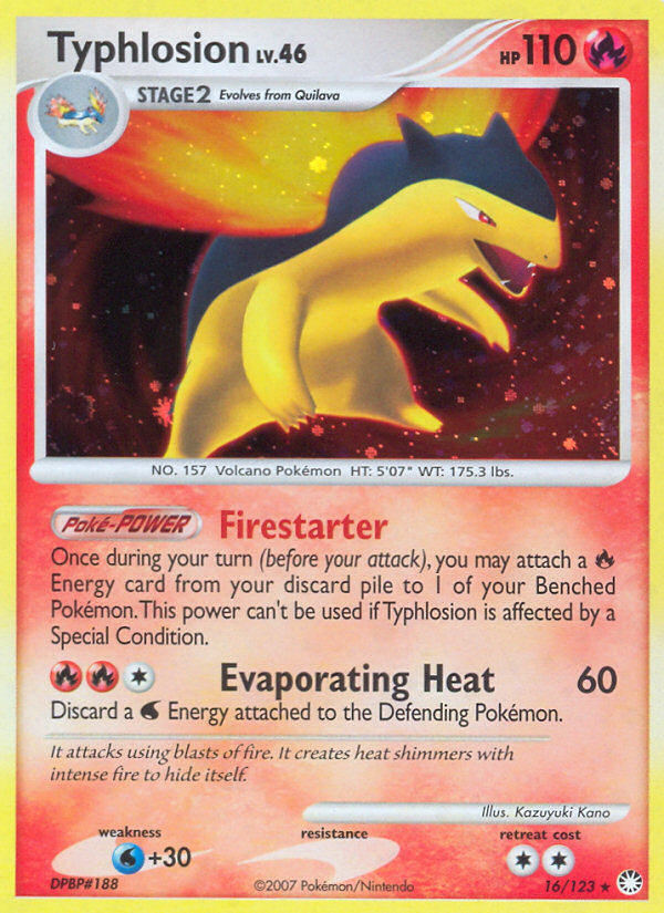 Typhlosion - 016/123 - Mysterious Treasures