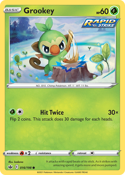 Grookey - 016/198 - Chilling Reign