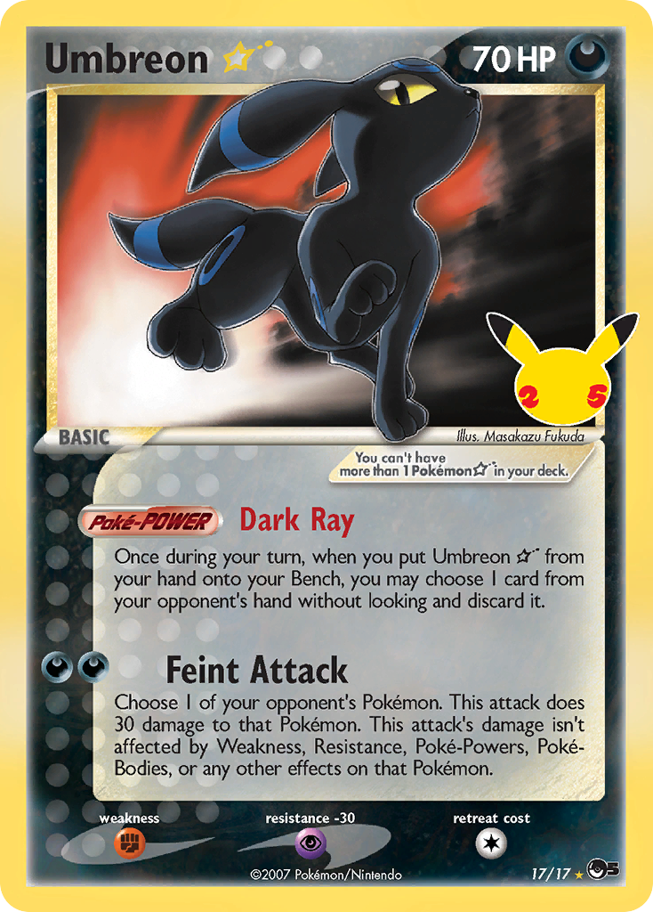 Umbreon ? - 17/25 - Celebrations: Classic Collection