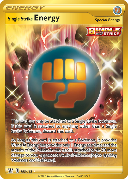Single Strike Energy - 183/163 - Battle Styles