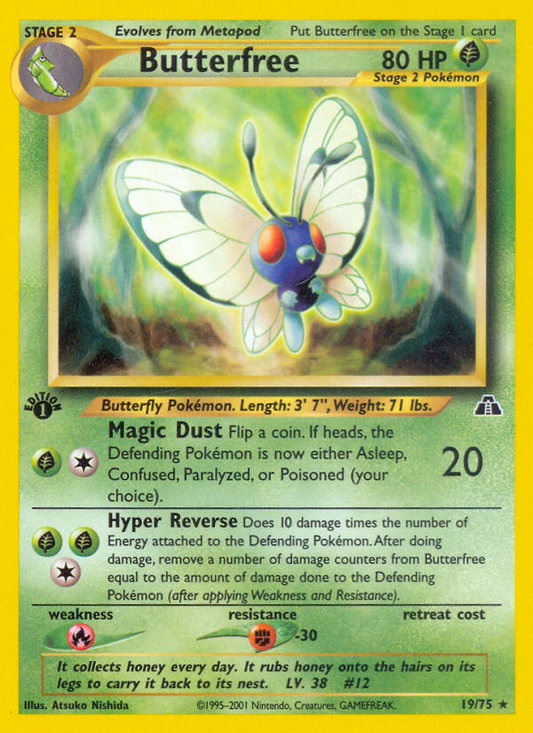 Butterfree - 19/75 - Neo Discovery
