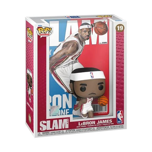 NBA SLAM LeBron James Funko Pop! Cover Figure #19 with Case