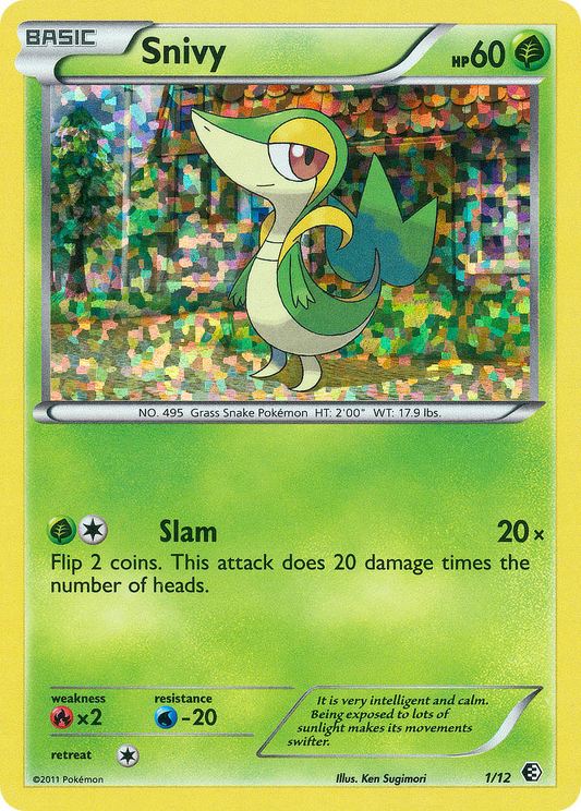 Snivy - 01/12 - McDonald's Collection 2011