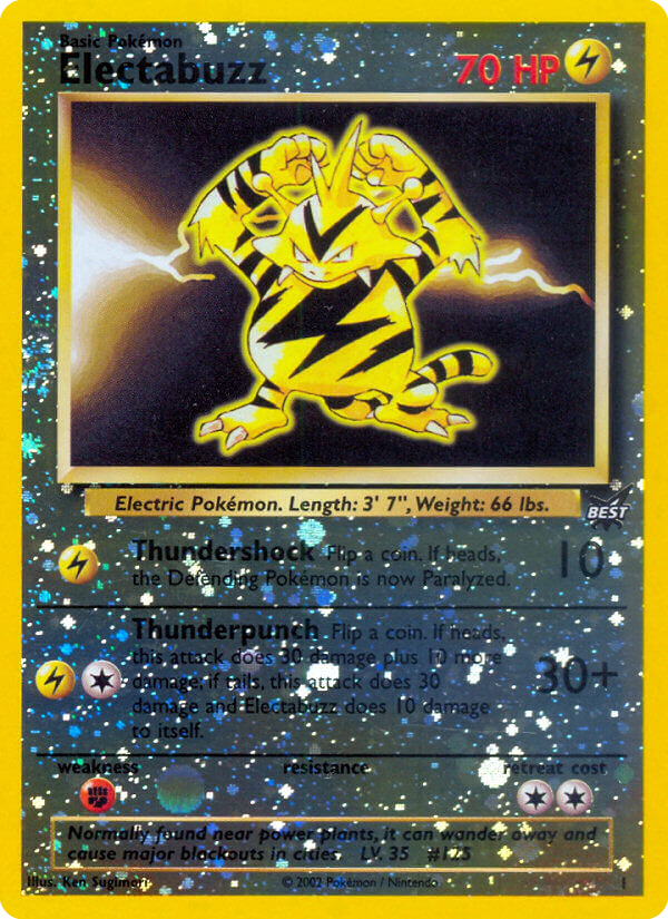 Electabuzz - 1/9 - Best of Game