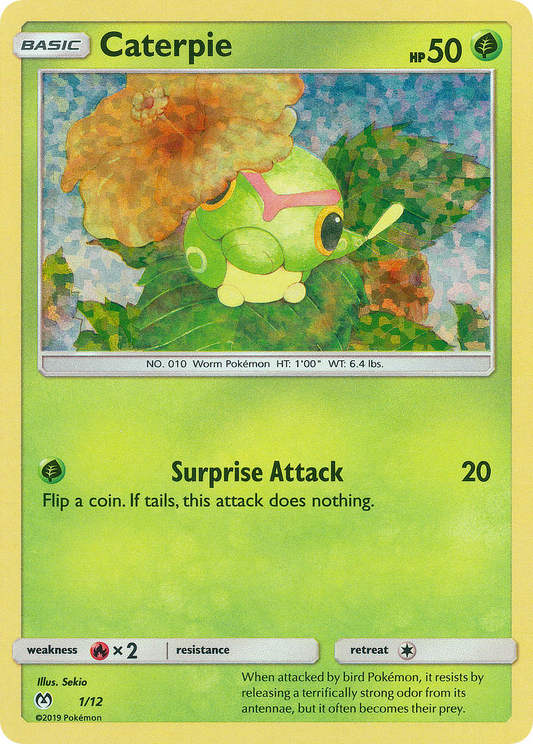 Caterpie - 01/12 - McDonald's Collection 2019