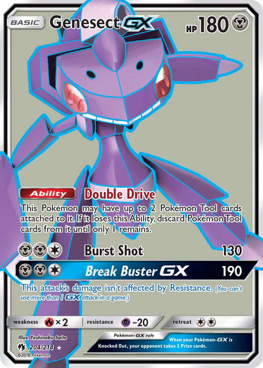 Genesect-GX - 204/214 - Lost Thunder