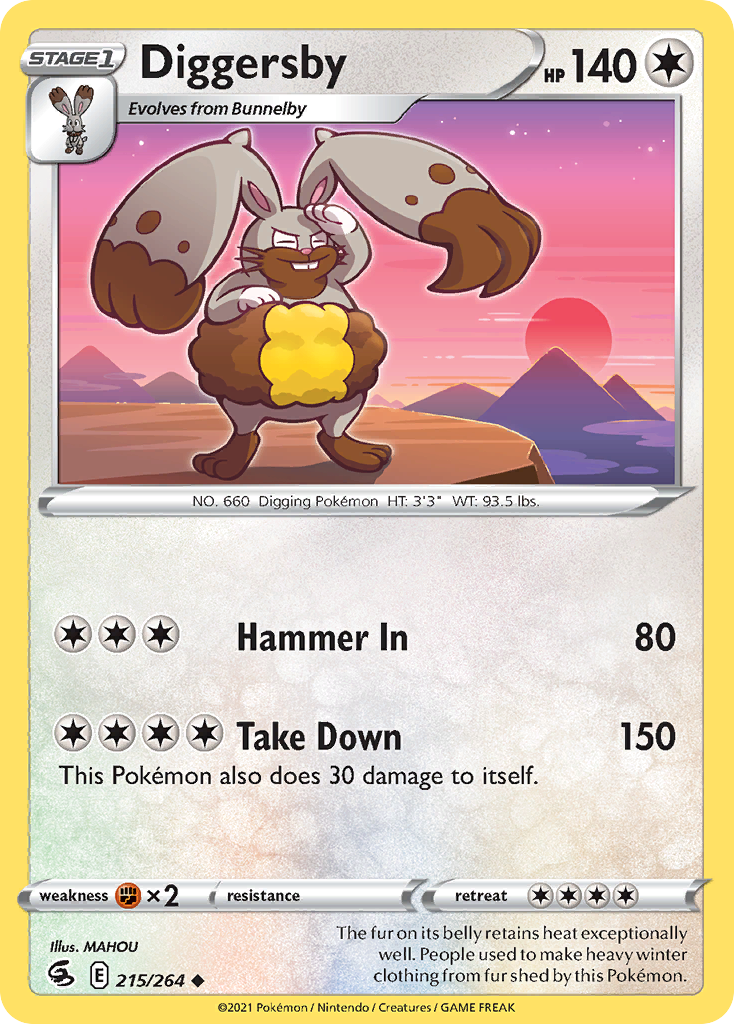 Diggersby - 215/264 - Fusion Strike