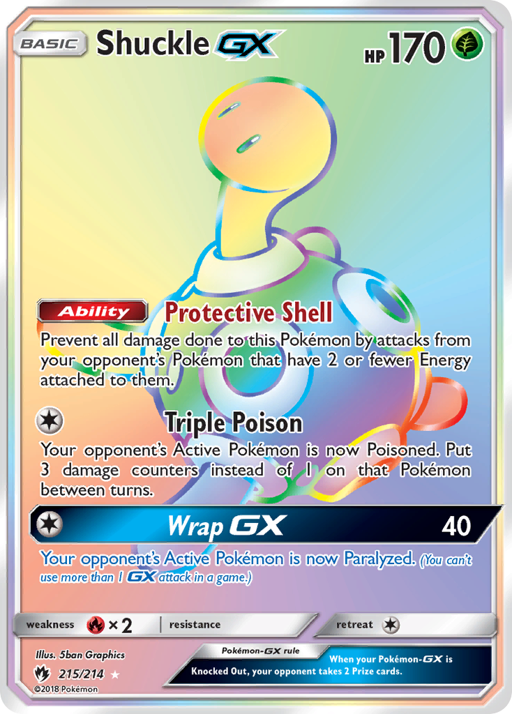 Shuckle-GX - 215/214 - Lost Thunder