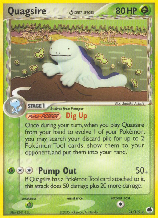 Quagsire ? - 021/101 - Dragon Frontiers