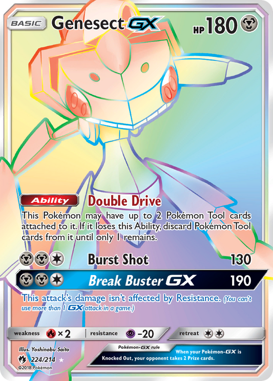 Genesect-GX - 224/214 - Lost Thunder