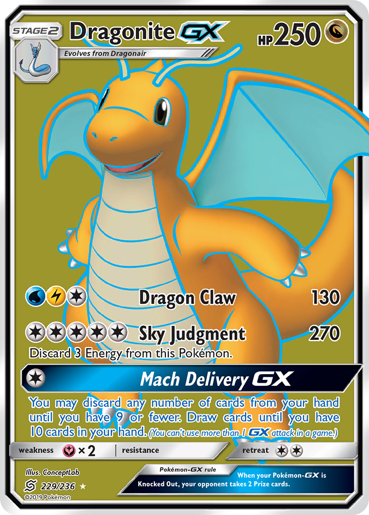 Dragonite-GX - 229/236 - Unified Minds