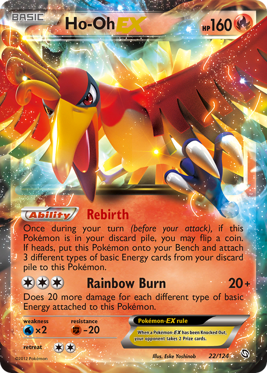 Ho-Oh-EX - 022/124 - Dragons Exalted