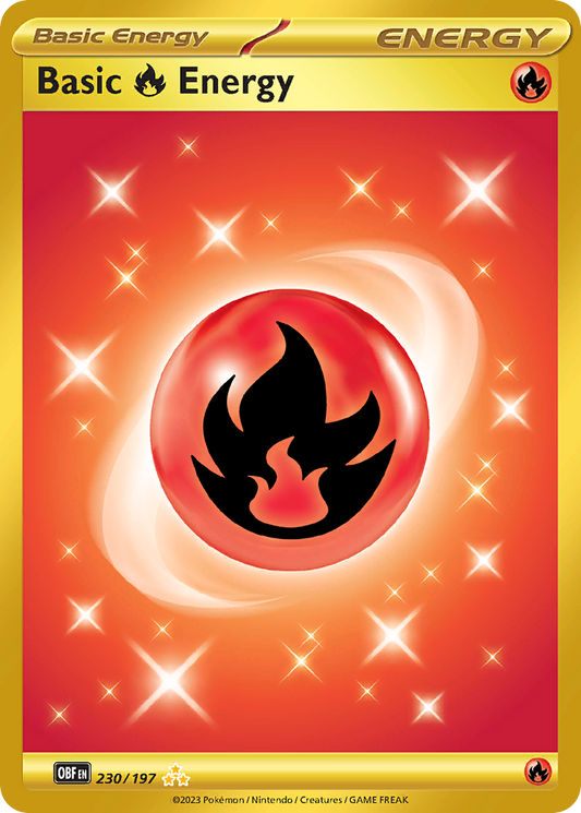 Basic Fire Energy - 230/197 - Obsidian Flames