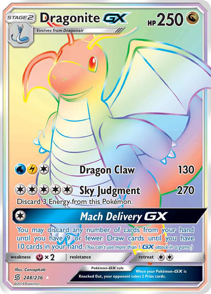 Dragonite-GX - 248/236 - Unified Minds