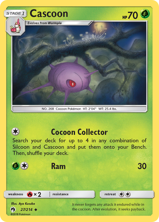 Cascoon - 027/214 - Lost Thunder