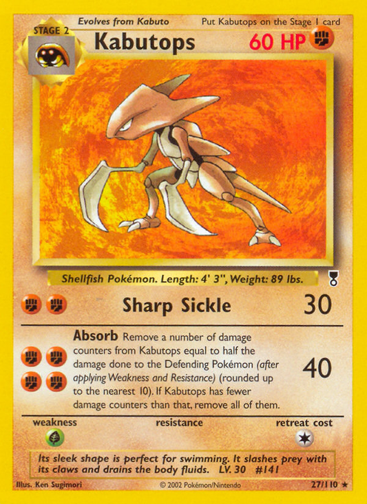 Kabutops - 027/110 - Legendary Collection