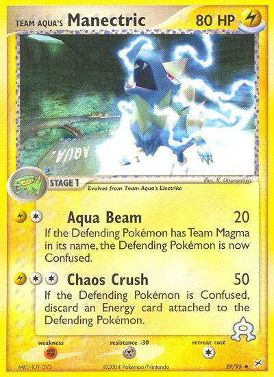Team Aqua's Manectric - 29/95 - Team Magma vs Team Aqua