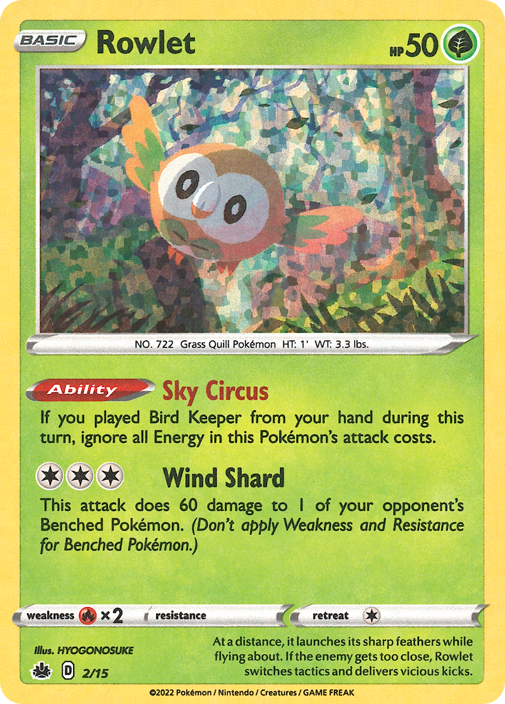 Rowlet - 02/15 - McDonald's Collection 2022