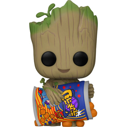 I Am Groot with Cheese Puffs Funko Pop! Vinyl Figure