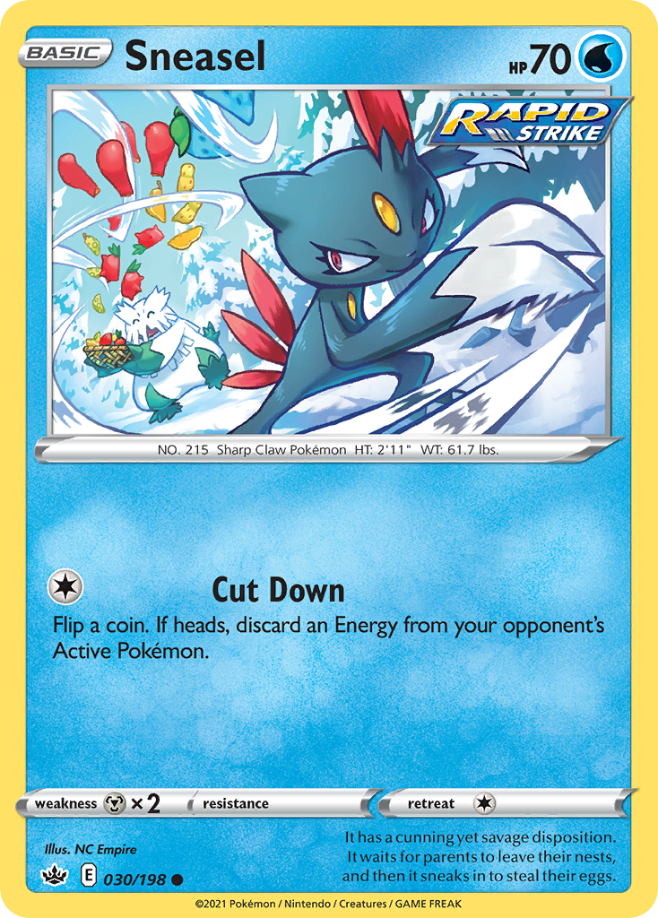 Sneasel - 030/198 - Chilling Reign